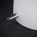 Wall or ceiling light in white frosted glass by M. Mengotti & S. Prandina for Prandina