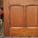 Varnished door in solid pine (H. 231 x W. 90/91 cm) - Left