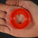 Door handle 'Iseo' by Sergio Asti for Olivari, Italy (ca. 1983) - Red