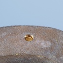 Letter in solid bronze by Jules Wabbes (ca. 1970) - e