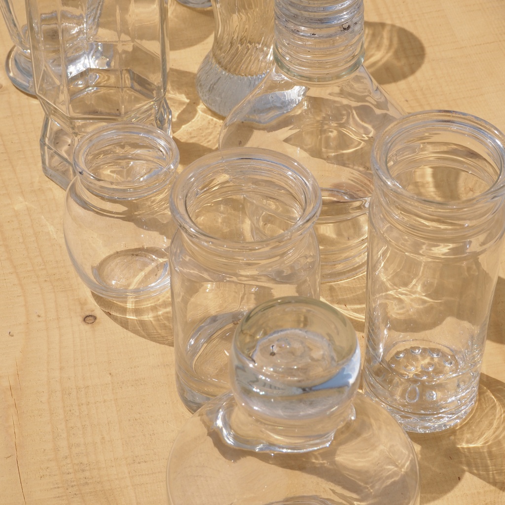 Glass pieces from Durobor Factory