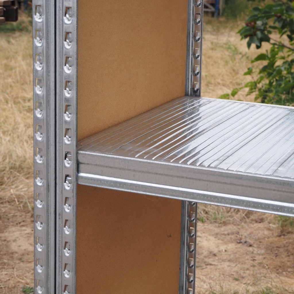 Shelf panel in galvanized steel for shelf 'Super 1-2-3' by Metalsistem (L. 89 cm)