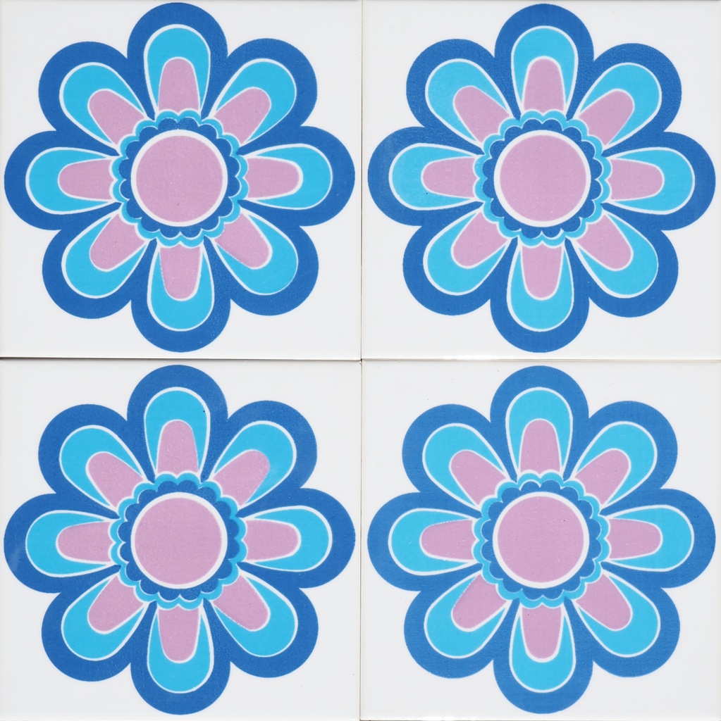 Wall tile by Villeroy & Boch (ca. 1970) - Blue