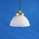 Hanging light 'Lionel' in textured glass