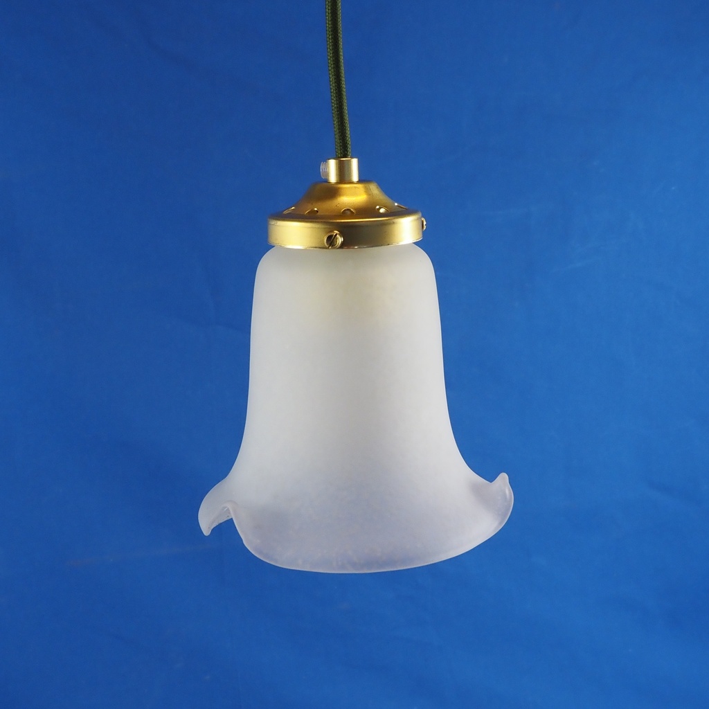 Hanging light 'Fairuz' in frosted glass