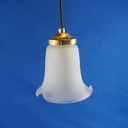 Hanging light 'Fairuz' in frosted glass