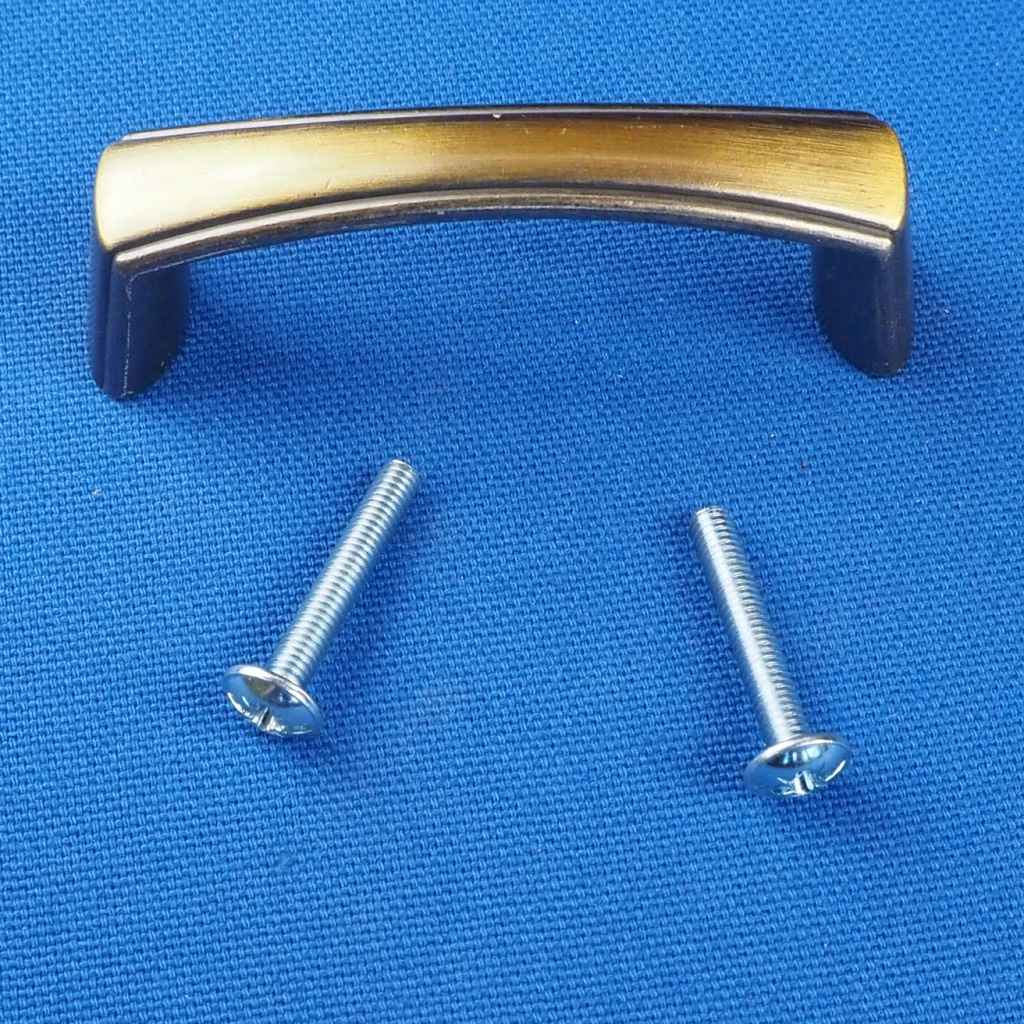 Cabinet knob in copper plated zamac by Metafranc (7,5 cm)