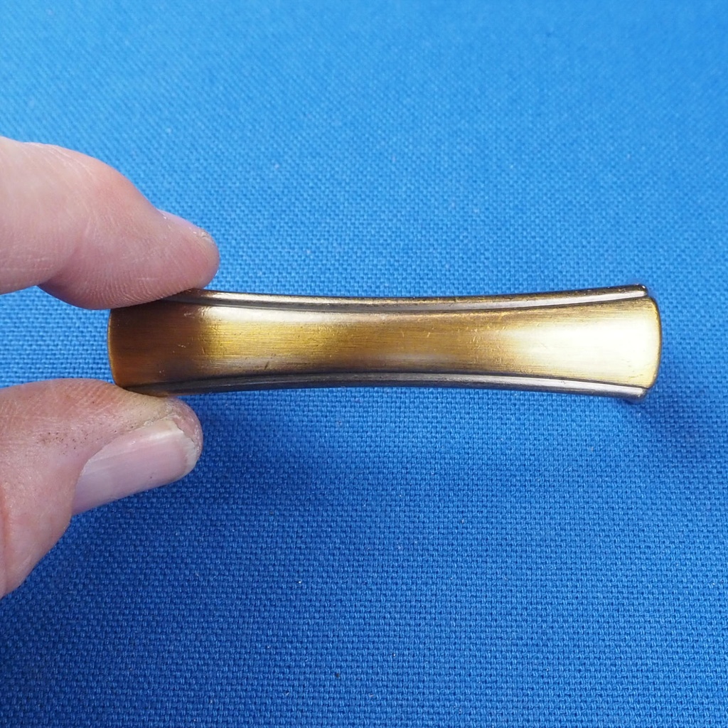 Cabinet knob in copper plated zamac by Metafranc (7,5 cm)