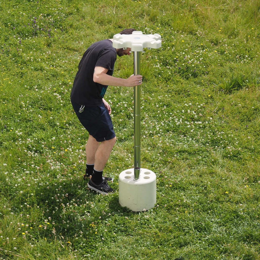 Coat & umbrella rack by Paolo Orlandini & Roberto Lucci for Velca Legnano - Cream