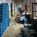 Wall glazed ceramic tiles by Hemixem from the Borgerstein building (15 x 15 cm)