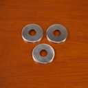 Rosette in brushed stainless steel by Metafranc