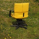 Swivel office chair 'Figura' by Mario Bellini for Vitra (ca. 1984) - Yellow