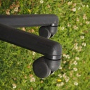 Swivel office chair 'Figura' by Mario Bellini for Vitra (ca. 1984) - Red/Green