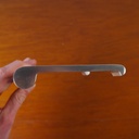 Aluminum door lever with key plates (ca. 1960)