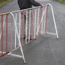 Interlocking steel barriers (10 running meters)