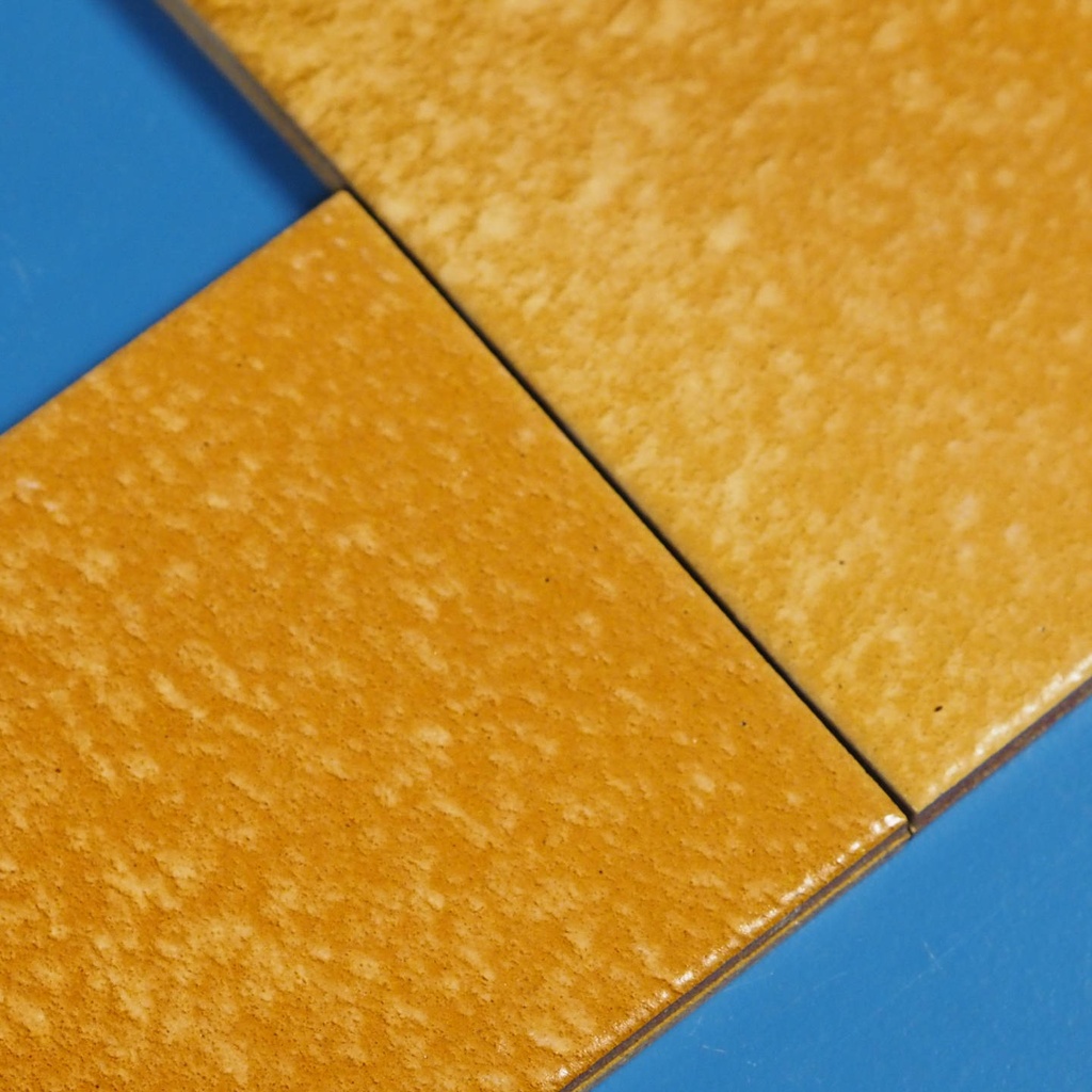 Textured yellow-brown wall tiles 'Ceramiche Faro' - Sold per tile