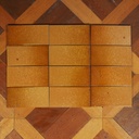 Textured yellow-brown wall tiles 'Ceramiche Faro' - Sold per tile