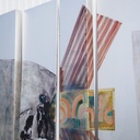 Set of aluchromie panels by Ralph Cleeremans (354 cm high) - Set 23