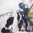 Set of aluchromie panels by Ralph Cleeremans (354 cm high) - Set 23