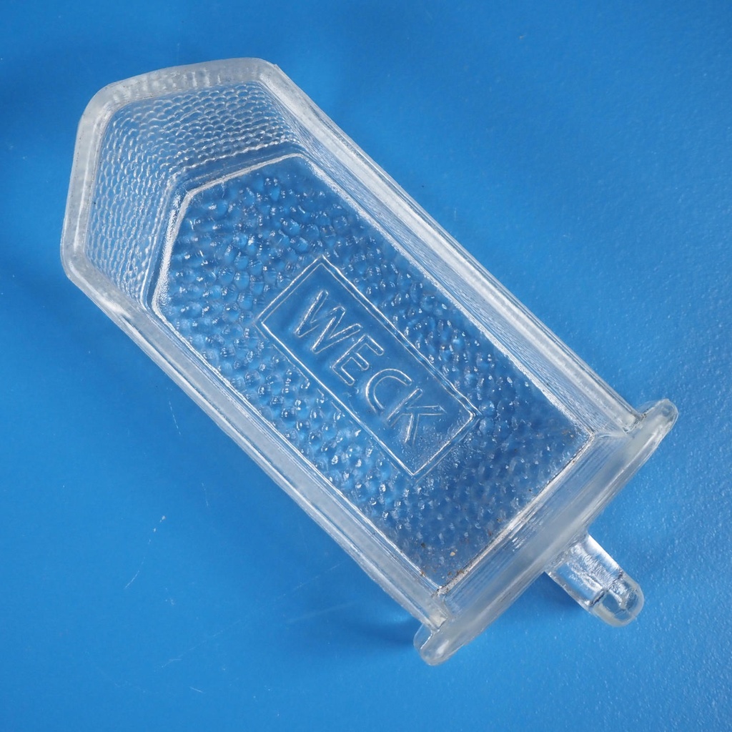 Kitchen sideboard drawer by Weck in molded glass (ca. 1950)