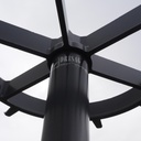 Coat rack in powder coated steel by Drisag (ca. 1980) - Dark Grey