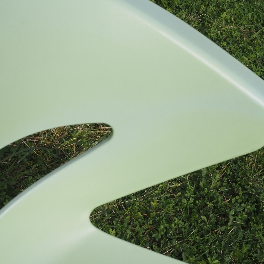 Stackable chair 'Kicca' by Kastel - Green