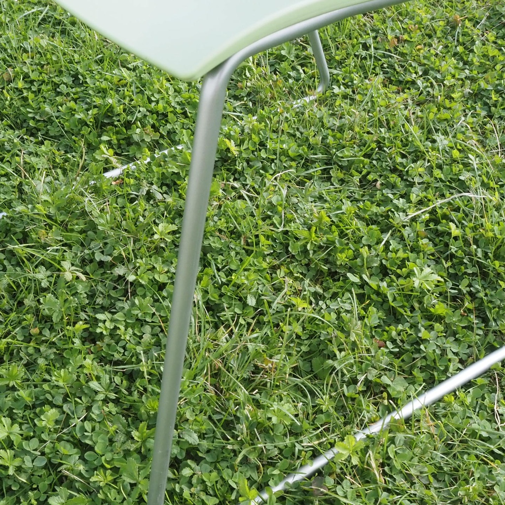 Stackable chair 'Kicca' by Kastel - Green