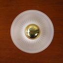 Wall/Ceiling light 'Lionel' in textured glass
