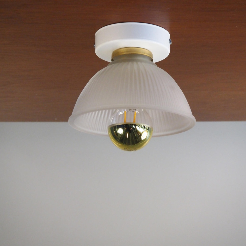 Wall/Ceiling light 'Lionel' in textured glass