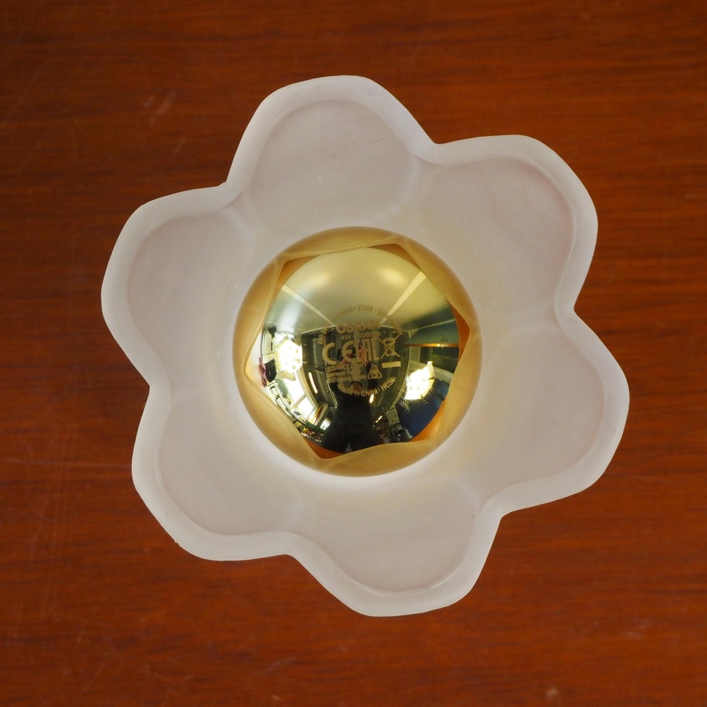 Wall/ceiling light 'Olivia' in frosted glass (copy)