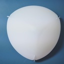 Ceiling light 'MI5647' by Milan - White (W. 28 cm)