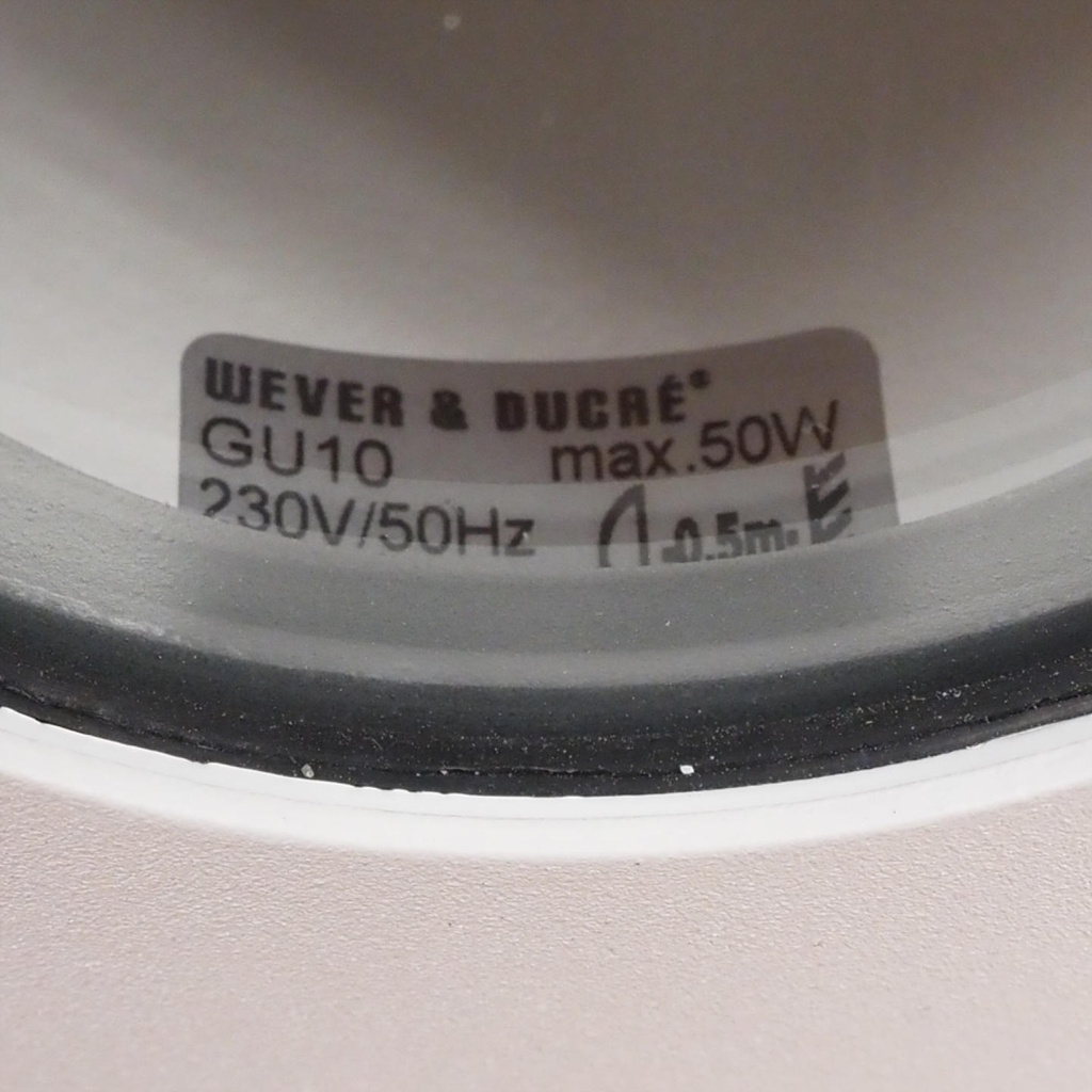 Wall light 'Tube Carré Up/Down' by Wever & Ducré (IP44)