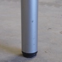 Table with laminated tabletop and powder coated steel legs (120 x 80 cm)