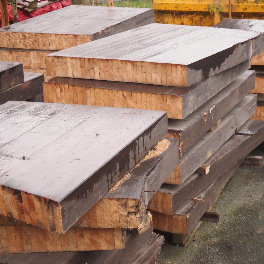 Glued laminated timber panel offcuts (various lengths) - Only available in our physical shop