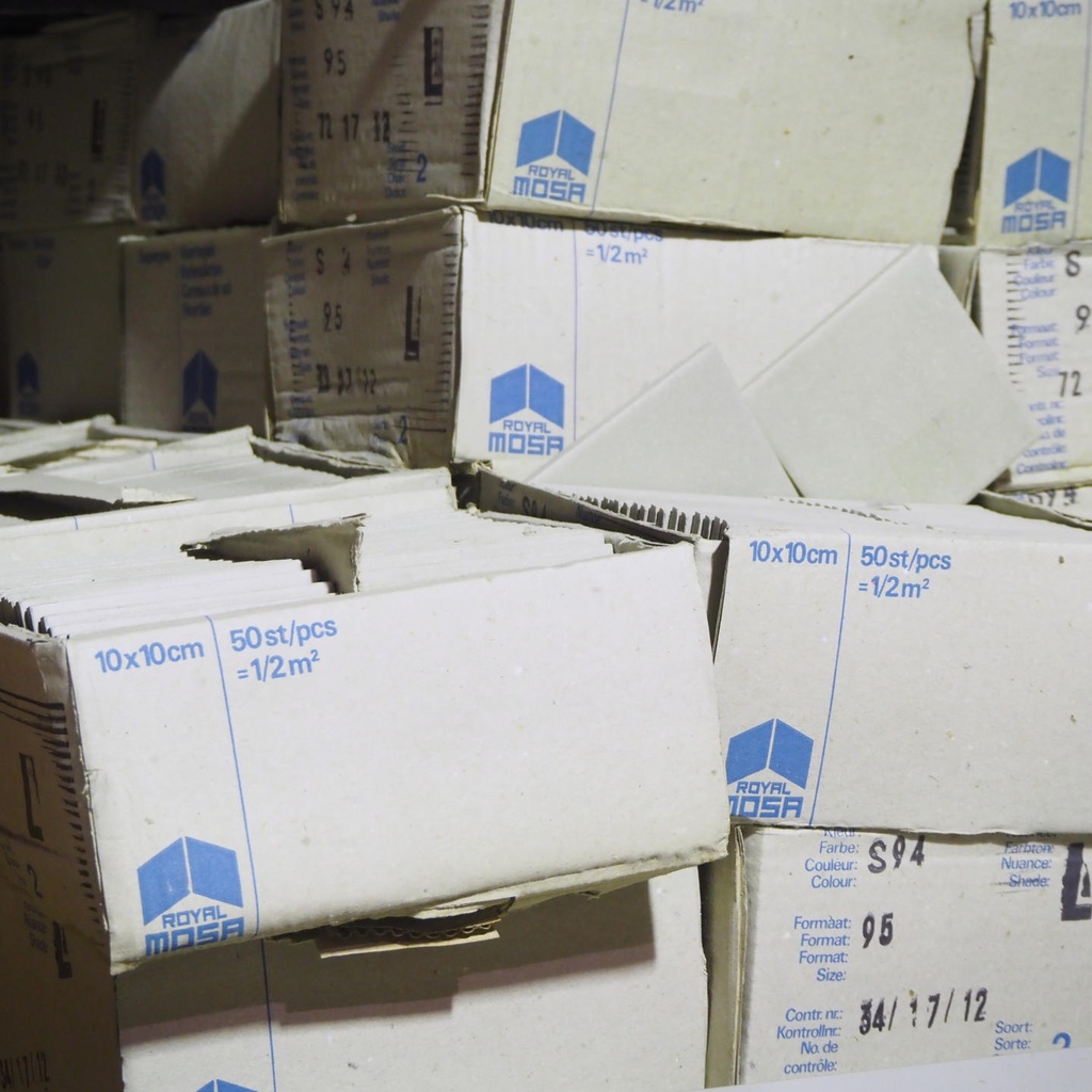 Wall ceramic tiles by Royal Mosa (10 x 10 cm) - Grey S94