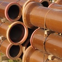 Vitrified clay pipe by Euro Sweillem (L. cm)