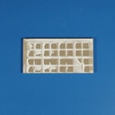 Ceramic tile 'Bel Histoire' by Revoir Paris (7,5 x 15 cm)