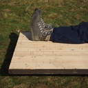 Glued laminated timber panel (L. ± 245 x W. 95 cm)