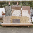 Natural stone slabs from a marble workshop deadstock (various sizes) - Only available in our physical shop