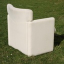 Armchair with casters by Tecno