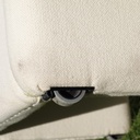 Armchair with casters by Tecno