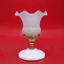 Adjustable wall sconce 'Lampoon' with brass socket and porcelain base (E14)