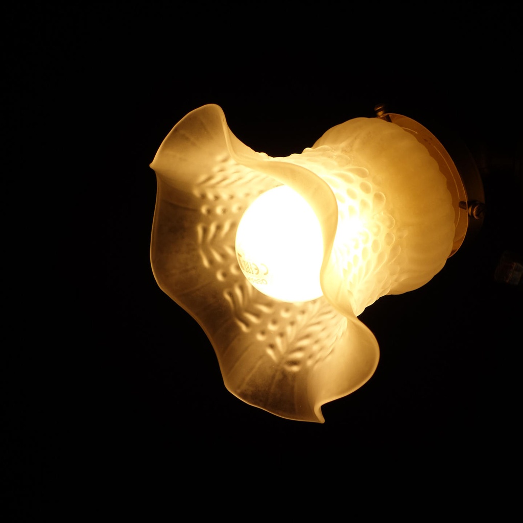 Adjustable wall sconce 'Lampoon' with brass socket and porcelain base (E14)