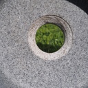 Basin in natural stone (L. 45 cm x W. 28 cm) - Grey