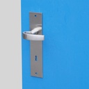 Door handle in nickel brass (ca. 1950)