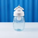 Outdoor industrial lantern with porcelain base and ribbed glass