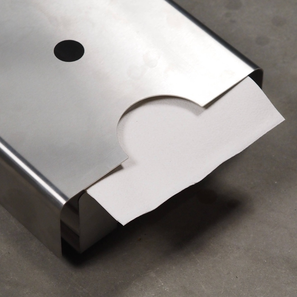 Wall mounted paper towel dispenser by Knud Holscher for D-line