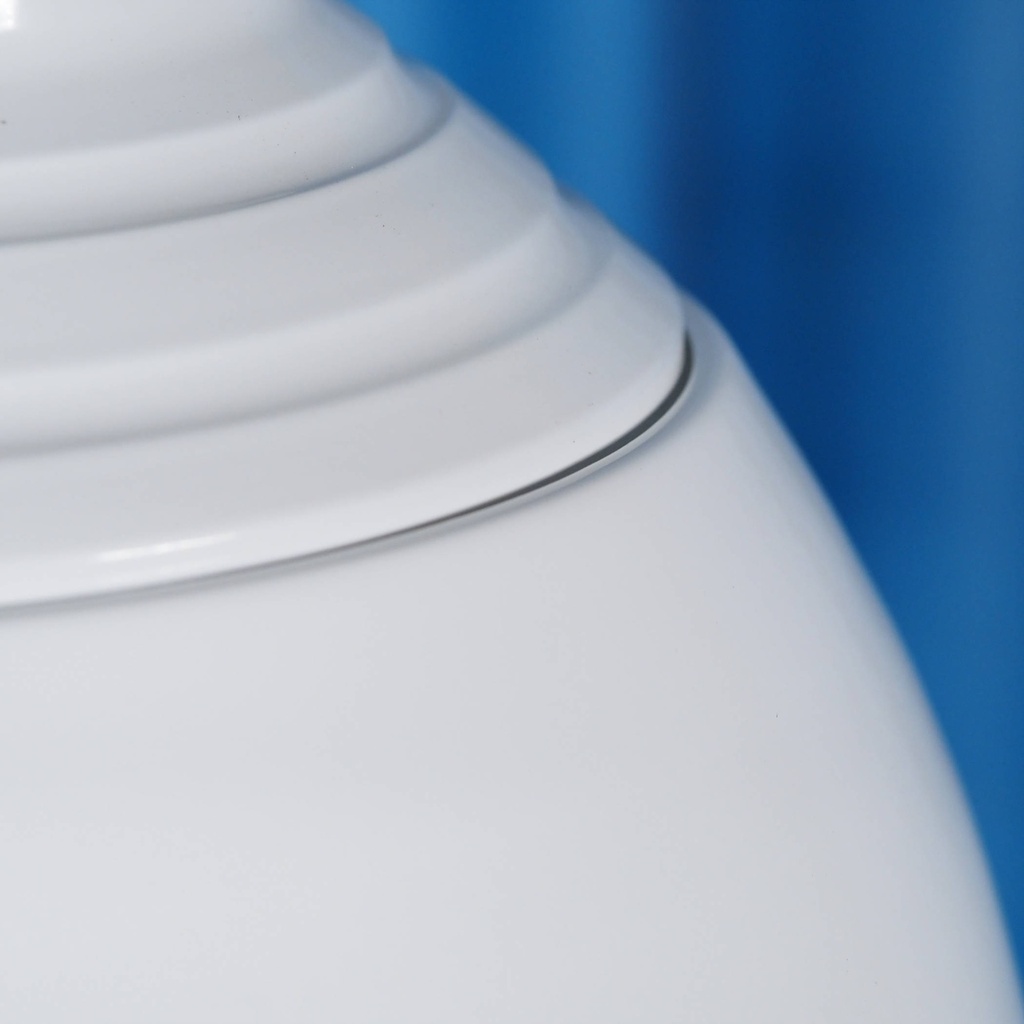 Hanging light 'Cabasa' in white lacquered steel by Serax