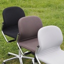 Swivel office chair 'FS 211/8' by Klaus Franck & Werner Sauer for Wilkhahn (ca. 1980) - Grey