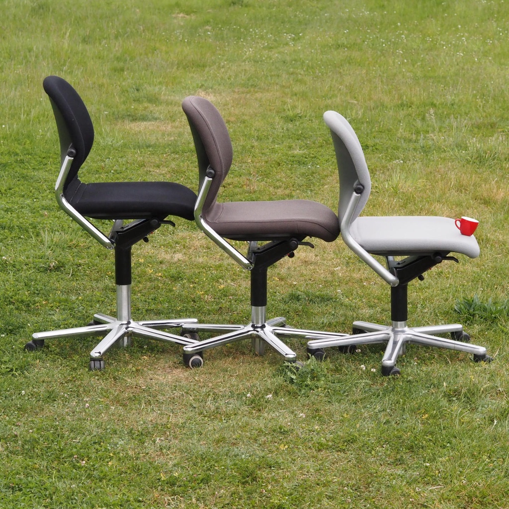 Swivel office chair 'FS 211/8' by Klaus Franck & Werner Sauer for Wilkhahn (ca. 1980) - Brown